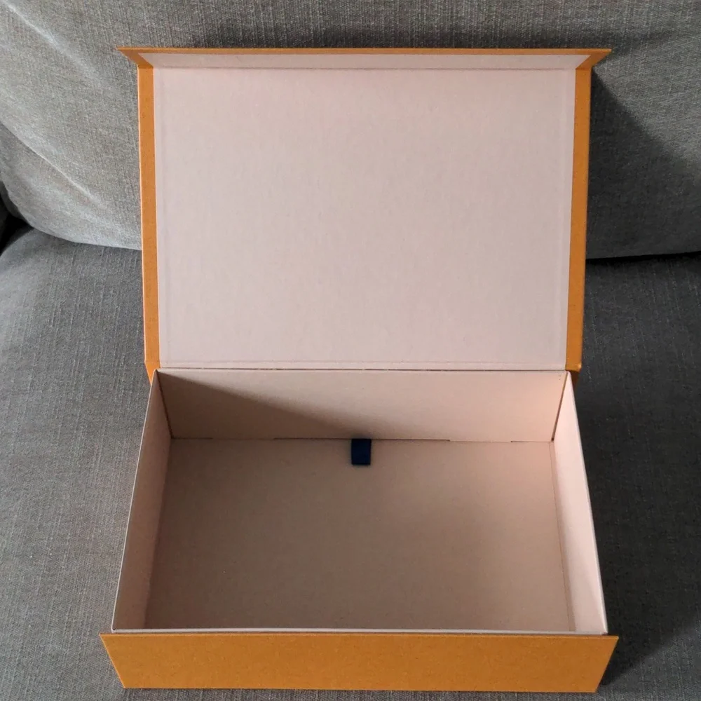 Louis Vuitton Signature Orange Box, 11  By 7 1/2 Inches.  Excellent Condition